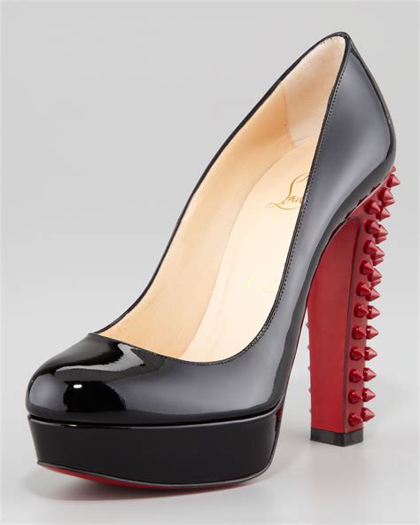 christian louboutin spiked heels